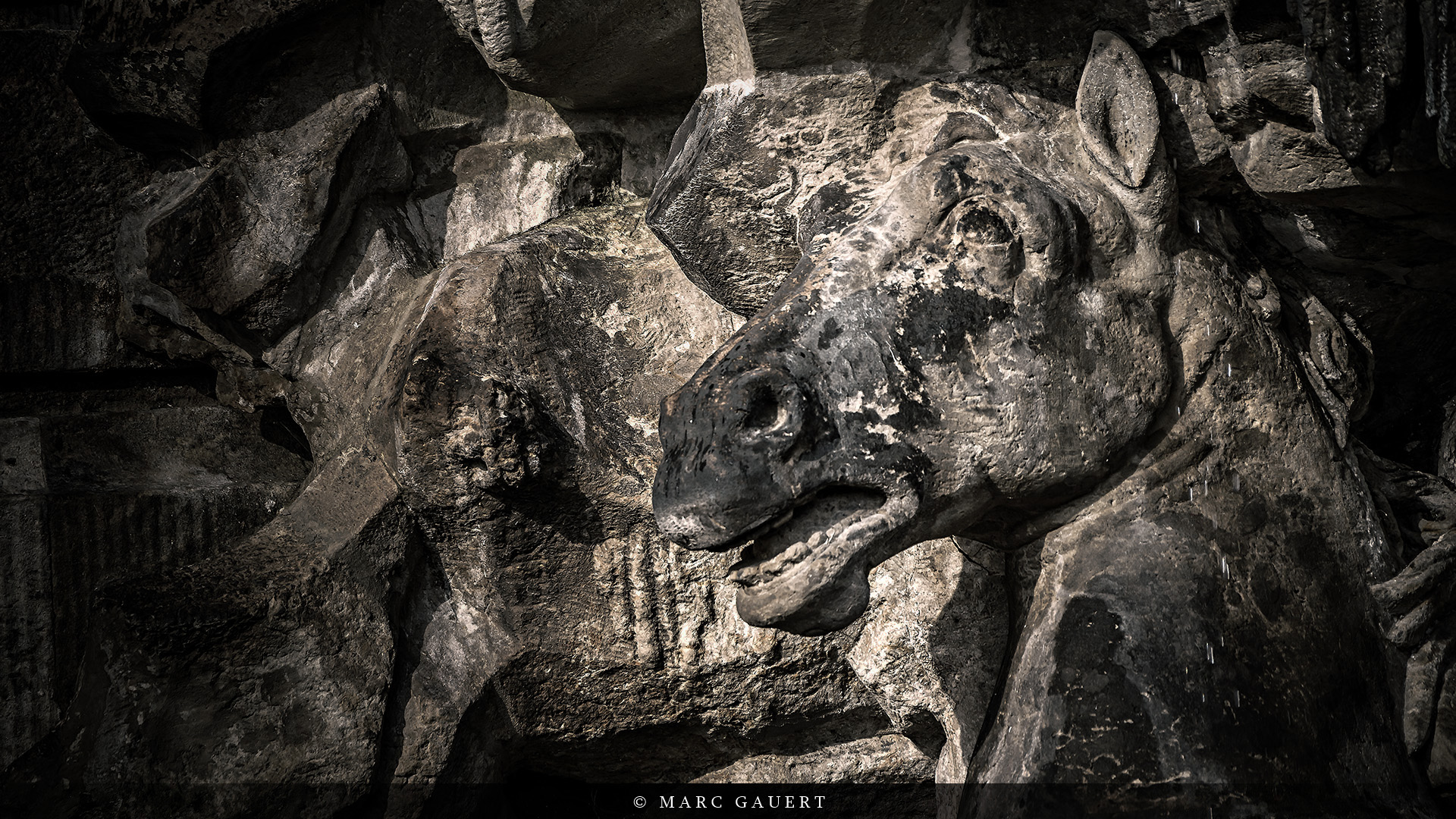 Brunnenfigur im Dresdener Zwinger