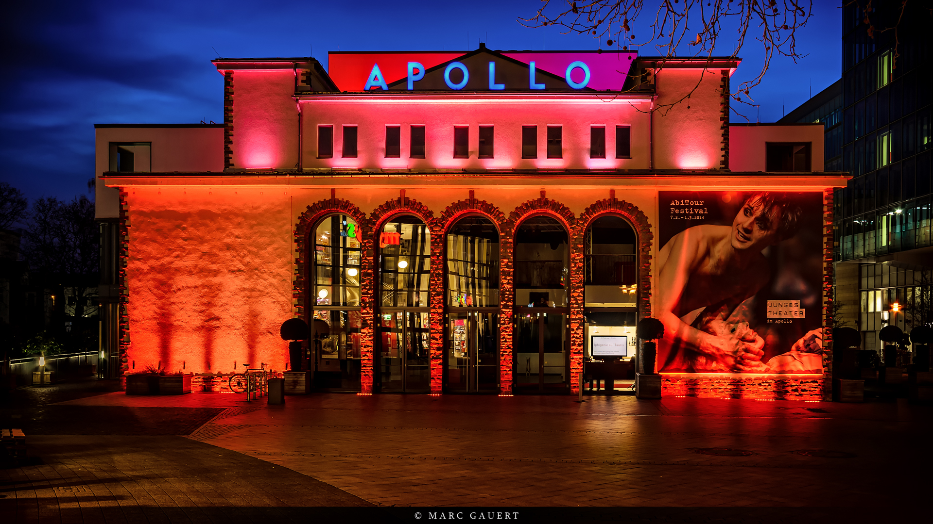 Apollo Theater zu blauen Stunde